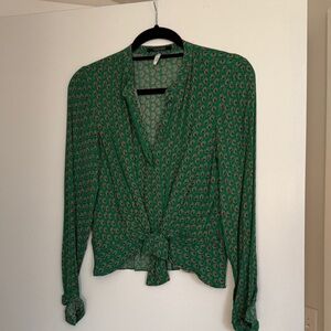 Scotch & Soda Emerald Paisley Blouse